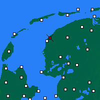 Nearby Forecast Locations - Sexbierum - mapa