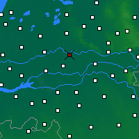 Nearby Forecast Locations - Culemborg - mapa