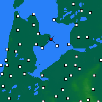 Nearby Forecast Locations - Enkhuizen - mapa