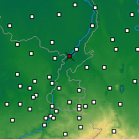 Nearby Forecast Locations - Maasbracht - mapa