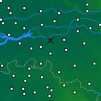 Nearby Forecast Locations - Waalwijk - mapa