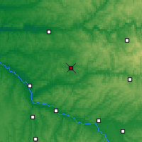 Nearby Forecast Locations - Monflanquin - mapa