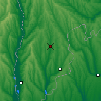 Nearby Forecast Locations - Komrat - mapa