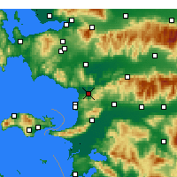Nearby Forecast Locations - Selçuk - mapa