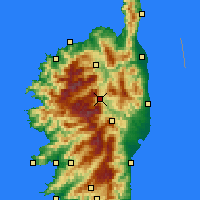 Nearby Forecast Locations - Corte - mapa
