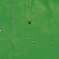 Nearby Forecast Locations - Porozów - mapa