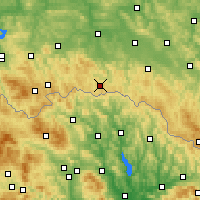 Nearby Forecast Locations - Żydowskie - mapa