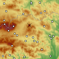 Nearby Forecast Locations - Nowa Lubowla - mapa