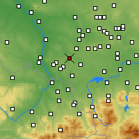 Nearby Forecast Locations - Rybnik - mapa
