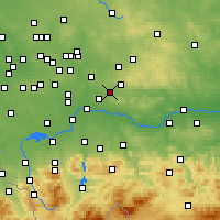 Nearby Forecast Locations - Chrzanów - mapa