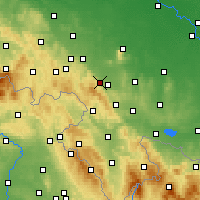Nearby Forecast Locations - Dzierżoniów - mapa