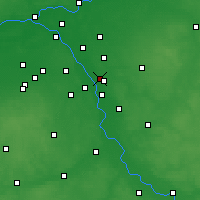 Nearby Forecast Locations - Józefów - mapa