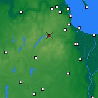 Nearby Forecast Locations - Kartuzy - mapa