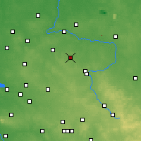 Nearby Forecast Locations - Kłobuck - mapa