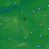 Nearby Forecast Locations - Międzyrzecz - mapa