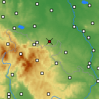 Nearby Forecast Locations - Prudnik - mapa