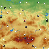 Nearby Forecast Locations - Rabka-Zdrój - mapa
