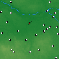 Nearby Forecast Locations - Sochaczew - mapa