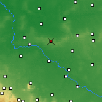 Nearby Forecast Locations - Trzebnica - mapa