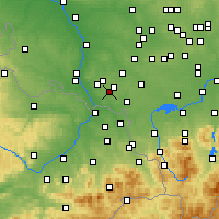 Nearby Forecast Locations - Wodzisław Śląski - mapa