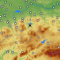 Nearby Forecast Locations - Żywiec - mapa