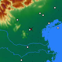 Nearby Forecast Locations - Padwa - mapa