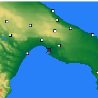 Nearby Forecast Locations - Tarent - mapa
