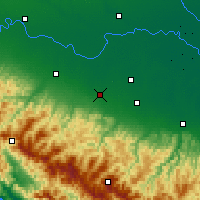 Nearby Forecast Locations - Reggio nell'Emilia - mapa