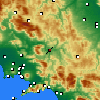 Nearby Forecast Locations - Benewent - mapa