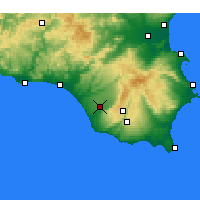 Nearby Forecast Locations - Vittoria - mapa