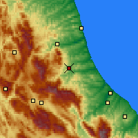 Nearby Forecast Locations - Teramo - mapa
