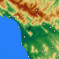 Nearby Forecast Locations - Lukka - mapa