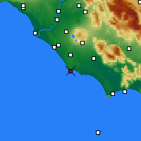 Nearby Forecast Locations - Anzio - mapa