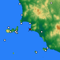 Nearby Forecast Locations - Punta Ala - mapa
