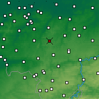 Nearby Forecast Locations - Braine-l'Alleud - mapa