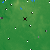 Nearby Forecast Locations - Działdowo - mapa