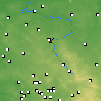 Nearby Forecast Locations - Częstochowa - mapa