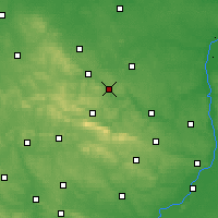 Nearby Forecast Locations - Starachowice - mapa