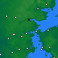 Nearby Forecast Locations - Vejle - mapa