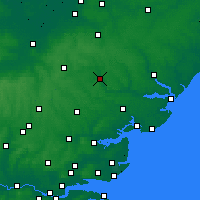 Nearby Forecast Locations - Sudbury - mapa