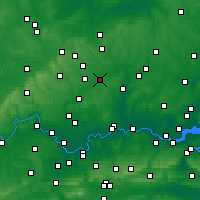 Nearby Forecast Locations - Hatfield - mapa