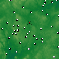 Nearby Forecast Locations - Tamworth - mapa