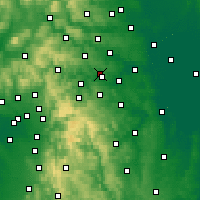Nearby Forecast Locations - Batley - mapa