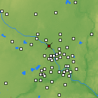 Nearby Forecast Locations - Champlin - mapa