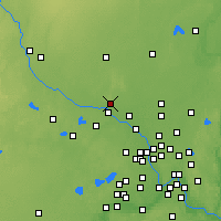 Nearby Forecast Locations - Elk River - mapa