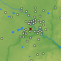 Nearby Forecast Locations - St. Louis Park - mapa