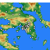 Nearby Forecast Locations - Ilio - mapa