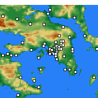 Nearby Forecast Locations - Kieratsini - mapa