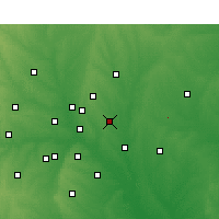 Nearby Forecast Locations - Garland - mapa