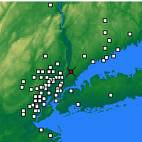 Nearby Forecast Locations - Yonkers - mapa